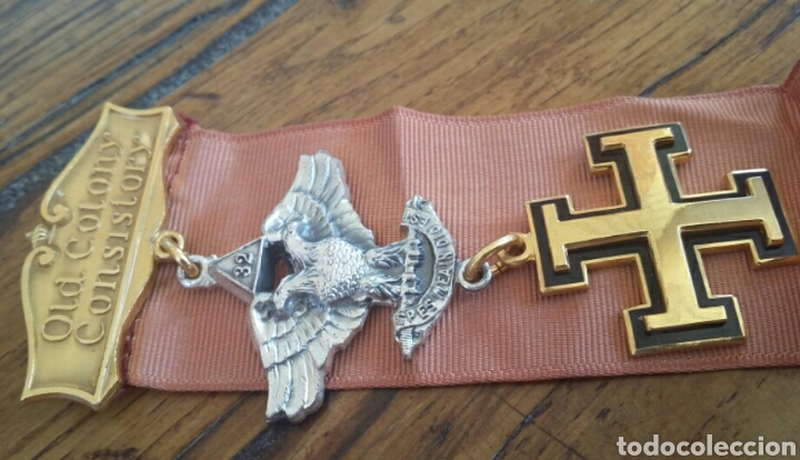Antig&uuml;edades: Medalla mas&oacute;nica Grado 32 - Foto 3