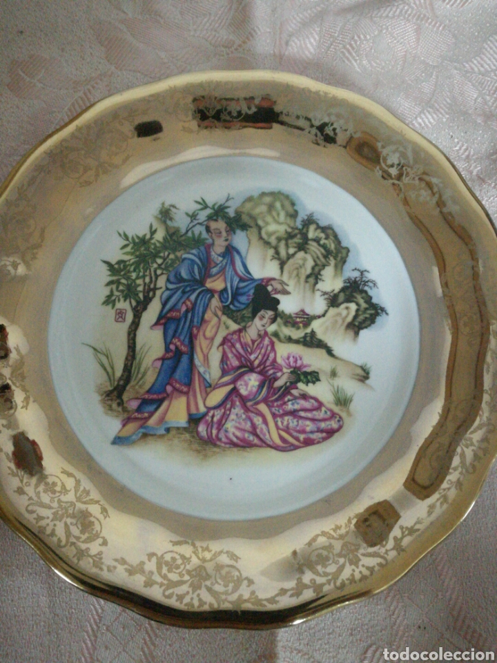 Antig&uuml;edades: Bonito plato decorativo - Foto 2