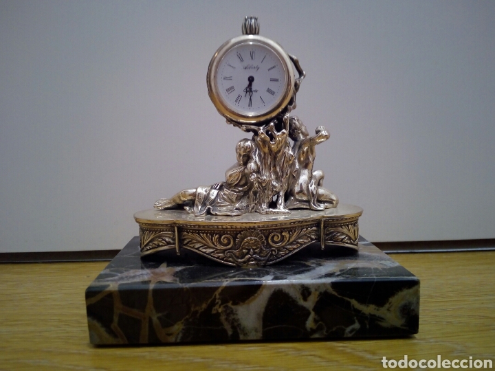 Antig&uuml;edades: Reloj en plata de ley de la casa Alberty - Foto 1