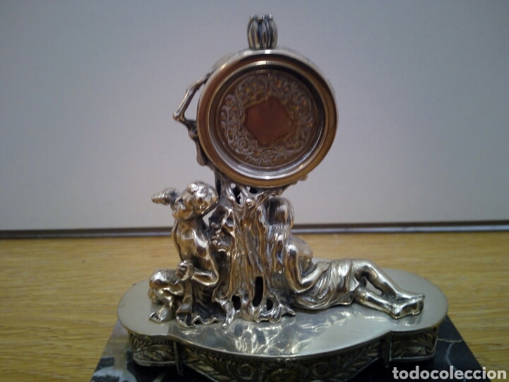 Antig&uuml;edades: Reloj en plata de ley de la casa Alberty - Foto 4