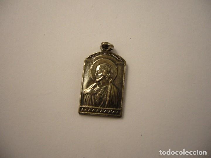 Antig&uuml;edades: Medalla religiosa virgen - Foto 2