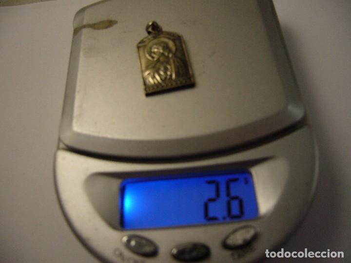 Antig&uuml;edades: Medalla religiosa virgen - Foto 4