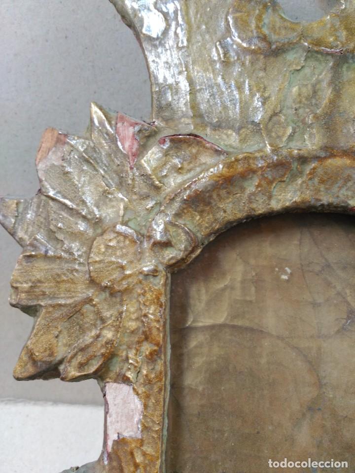 Antig&uuml;edades: CORNUCOPIA DE MADERA ESTUCADA Y DORADA, SIGLO XIX - Foto 5