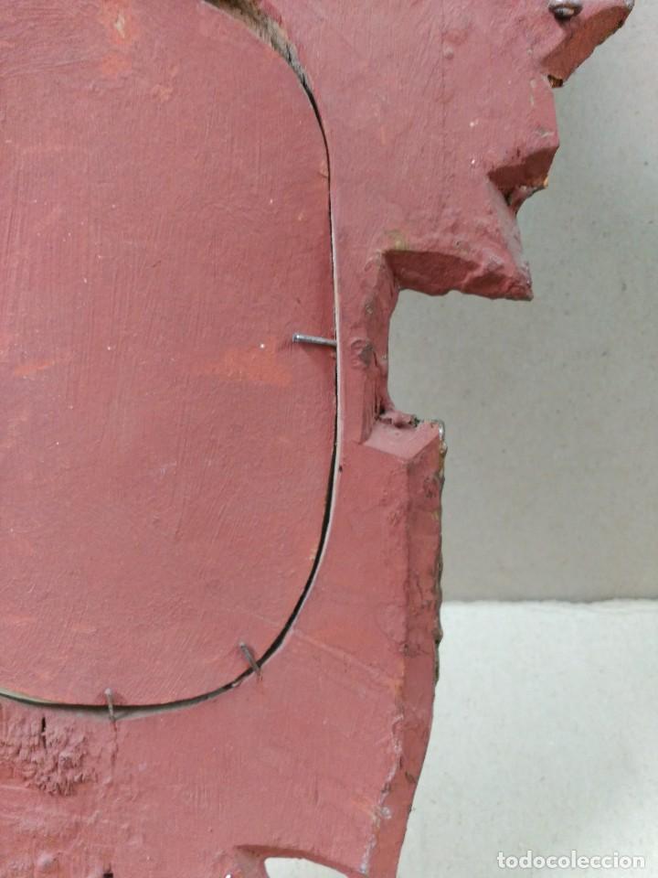 Antig&uuml;edades: CORNUCOPIA DE MADERA ESTUCADA Y DORADA, SIGLO XIX - Foto 16