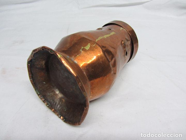 Antig&uuml;edades: Lote de cuatro chocolateras en cobre - Foto 9