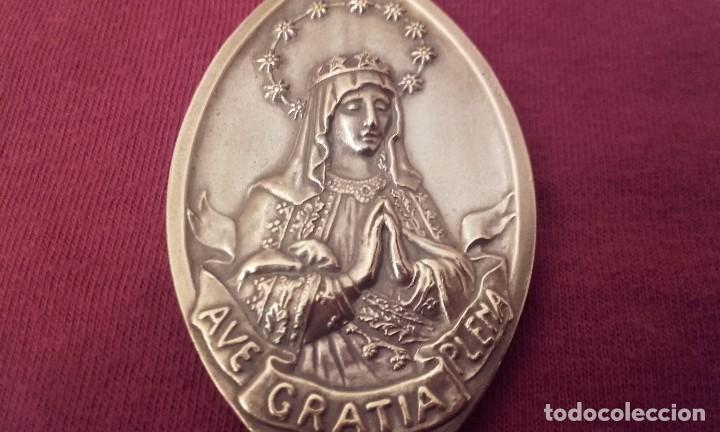 Antig&uuml;edades: Medalla de San Luis y Virgen Mar&iacute;a. - Foto 3