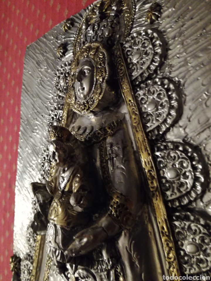 Antig&uuml;edades: VIRGEN DEL ROCIO- IMITACION METAL - Foto 4
