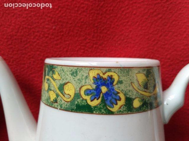 Antig&uuml;edades: ANTIGUA CAFETERA DE PORCELANA - Foto 6