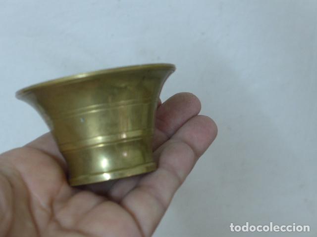 Antig&uuml;edades: Lote 4 mortero o almirez de bronce, peque&ntilde;os. - Foto 3