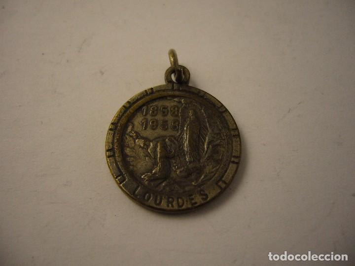Antig&uuml;edades: MEDALLA LOURDES 1858 1958 CENTENARIO - Foto 1