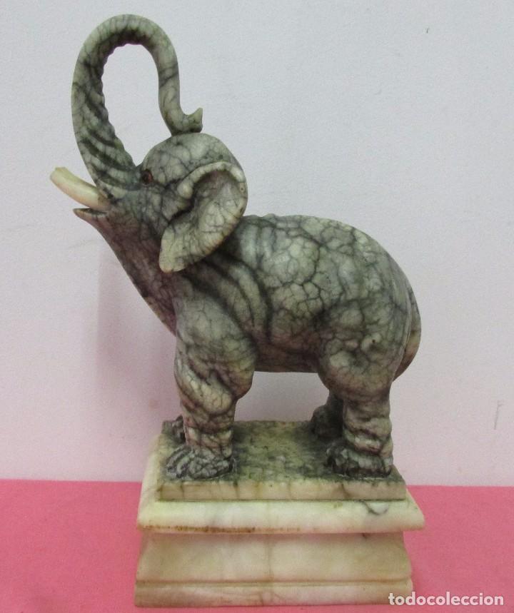 Antig&uuml;edades: Figura de elefante de m&aacute;rmol # - Foto 1
