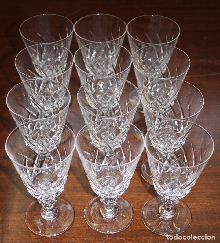 Antig&uuml;edades: SERVICIO COPAS DE CRISTAL.REF.6107 - Foto 11