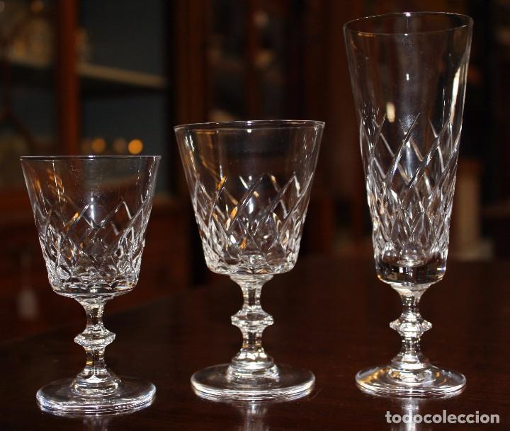 Antig&uuml;edades: SERVICIO COPAS DE CRISTAL.REF.6107 - Foto 12
