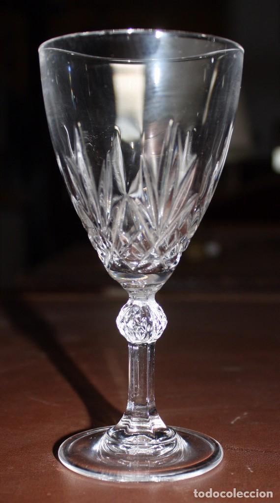 Antig&uuml;edades: JUEGO DE COPAS DE CRISTAL.REF.6108 - Foto 2