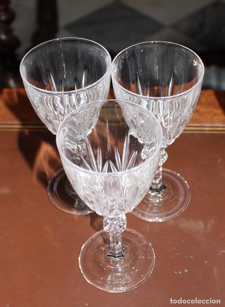 Antig&uuml;edades: JUEGO DE COPAS DE CRISTAL.REF.6108 - Foto 7