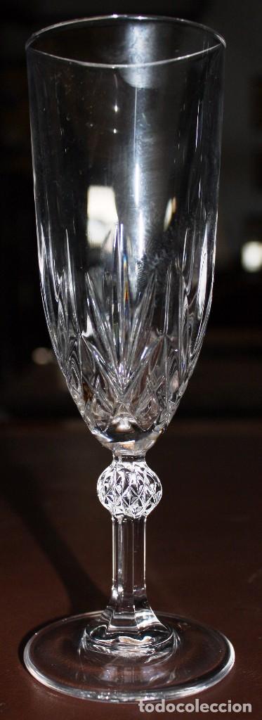 Antig&uuml;edades: JUEGO DE COPAS DE CRISTAL.REF.6108 - Foto 14