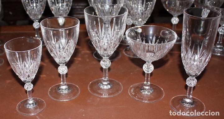 Antig&uuml;edades: JUEGO DE COPAS DE CRISTAL.REF.6108 - Foto 20