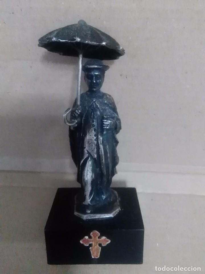 Antig&uuml;edades: Monje plata maciza antiguo - Foto 1