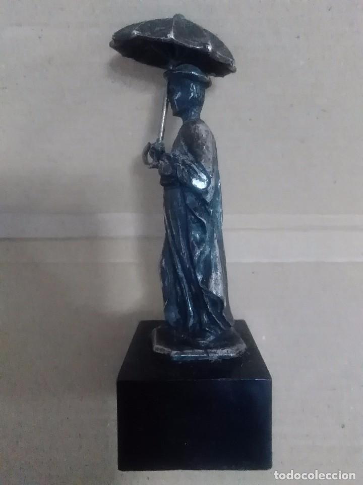 Antig&uuml;edades: Monje plata maciza antiguo - Foto 2