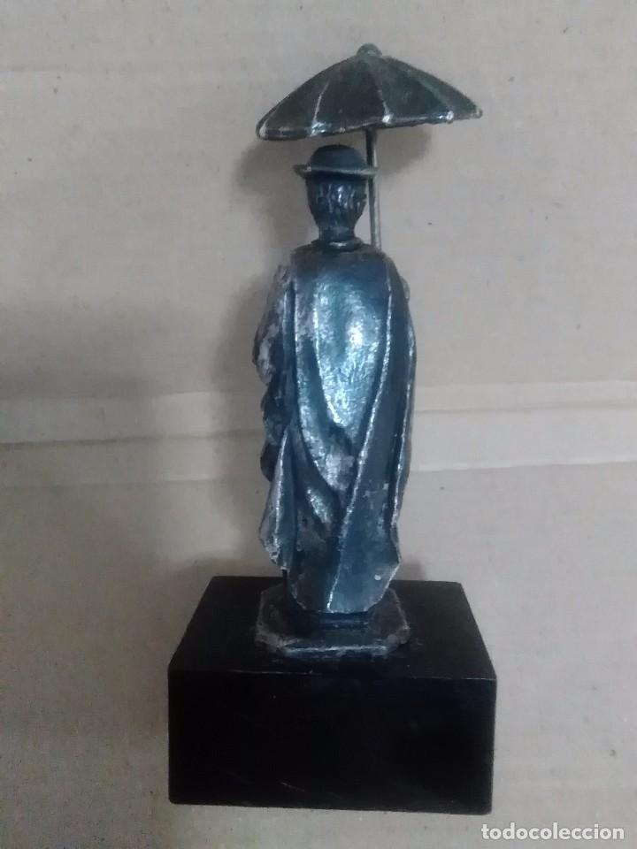 Antig&uuml;edades: Monje plata maciza antiguo - Foto 3
