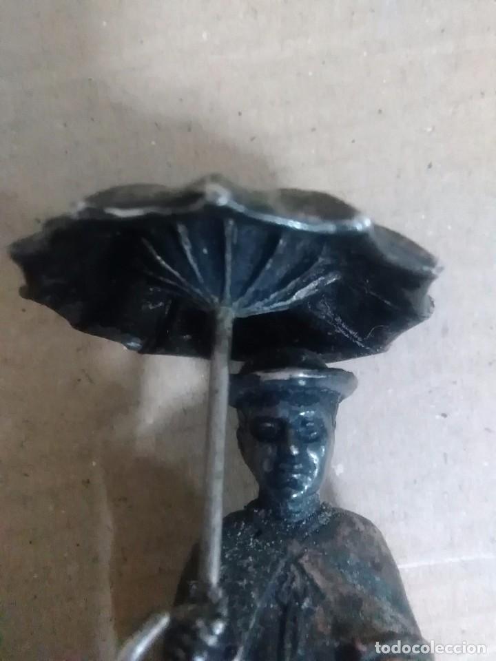 Antig&uuml;edades: Monje plata maciza antiguo - Foto 4