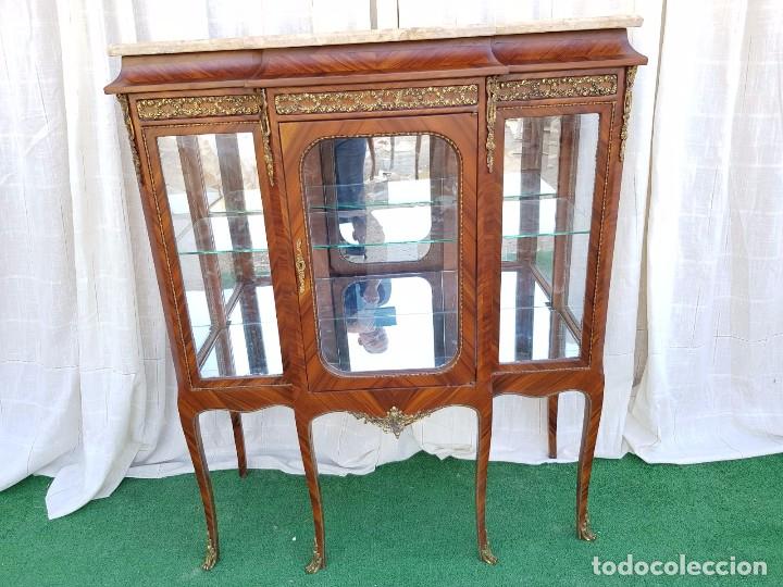 Antig&uuml;edades: VITRINA ESTILO FRANCES - Foto 8