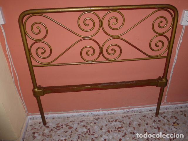Antig&uuml;edades: ANTIGUO CABEZAL DE CAMA DE HIERRO - Foto 2