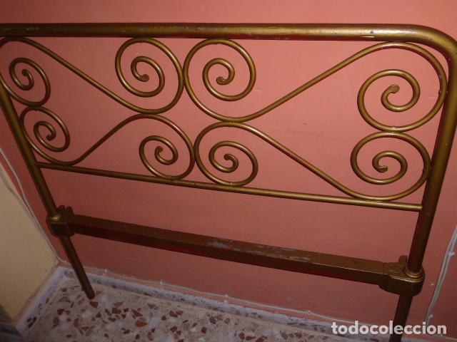 Antig&uuml;edades: ANTIGUO CABEZAL DE CAMA DE HIERRO - Foto 5