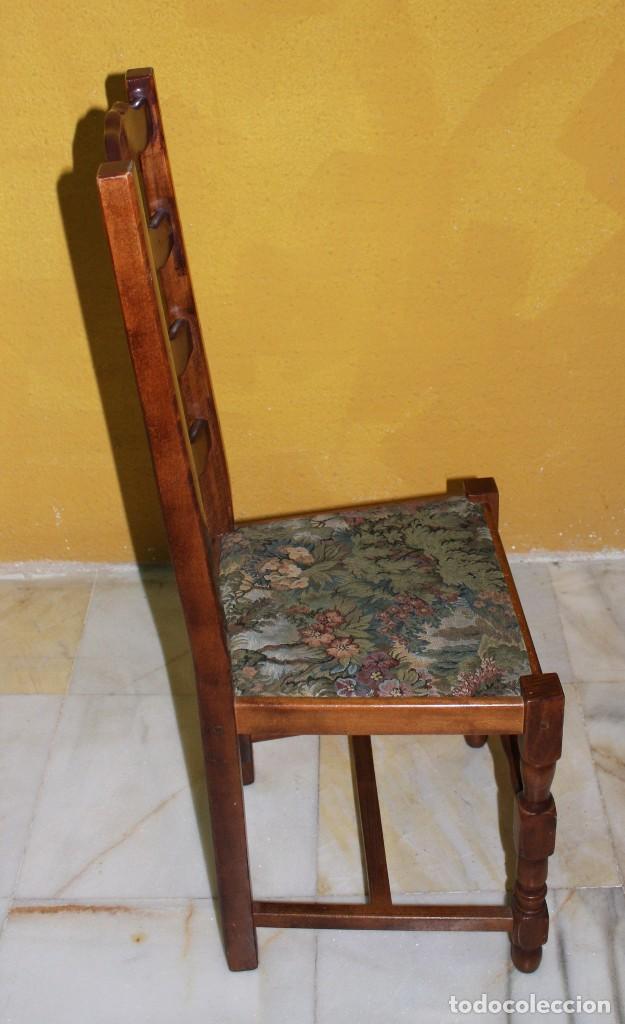 Antig&uuml;edades: 6 SILLAS DE ROBLE.REF 6109 - Foto 6
