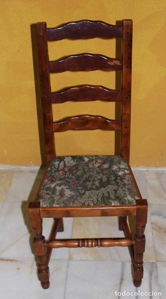 Antig&uuml;edades: 6 SILLAS DE ROBLE.REF 6109 - Foto 7