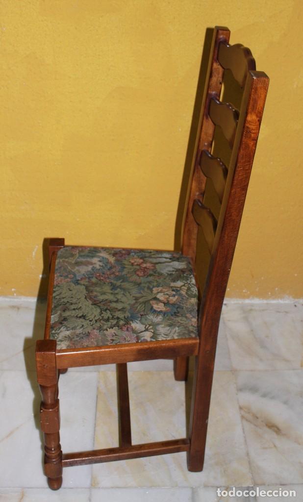Antig&uuml;edades: 6 SILLAS DE ROBLE.REF 6109 - Foto 9