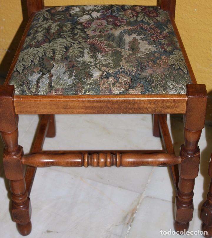 Antig&uuml;edades: 6 SILLAS DE ROBLE.REF 6109 - Foto 12