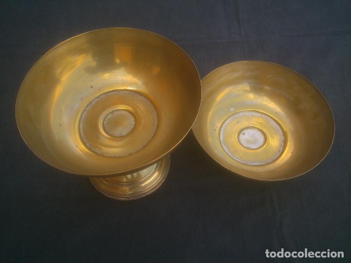 Antig&uuml;edades: ANTIGUO JUEGO EN BRONCE. - Foto 1