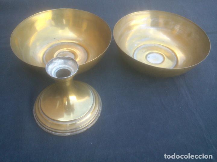 Antig&uuml;edades: ANTIGUO JUEGO EN BRONCE. - Foto 3