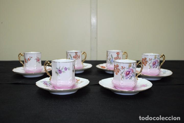 Antig&uuml;edades: JUEGO DE CAF&Eacute; ANTIGUO - LIMOGES - Foto 6