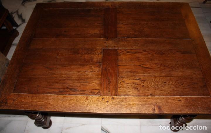 Antig&uuml;edades: MESA PARA COMEDOR, ROBLE MACIZO. REF.6113 - Foto 5