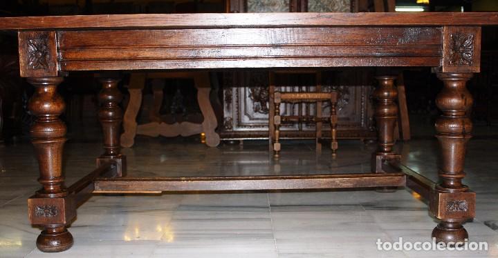 Antig&uuml;edades: MESA PARA COMEDOR, ROBLE MACIZO. REF.6113 - Foto 7