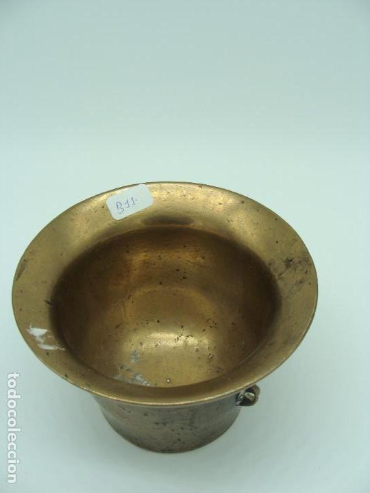 Antig&uuml;edades: Mortero de bronce - Siglo XIX - Foto 3