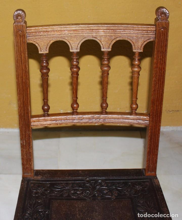 Antig&uuml;edades: 6 SILLAS DE ESTILO ISABELINO.REF.6123 - Foto 3