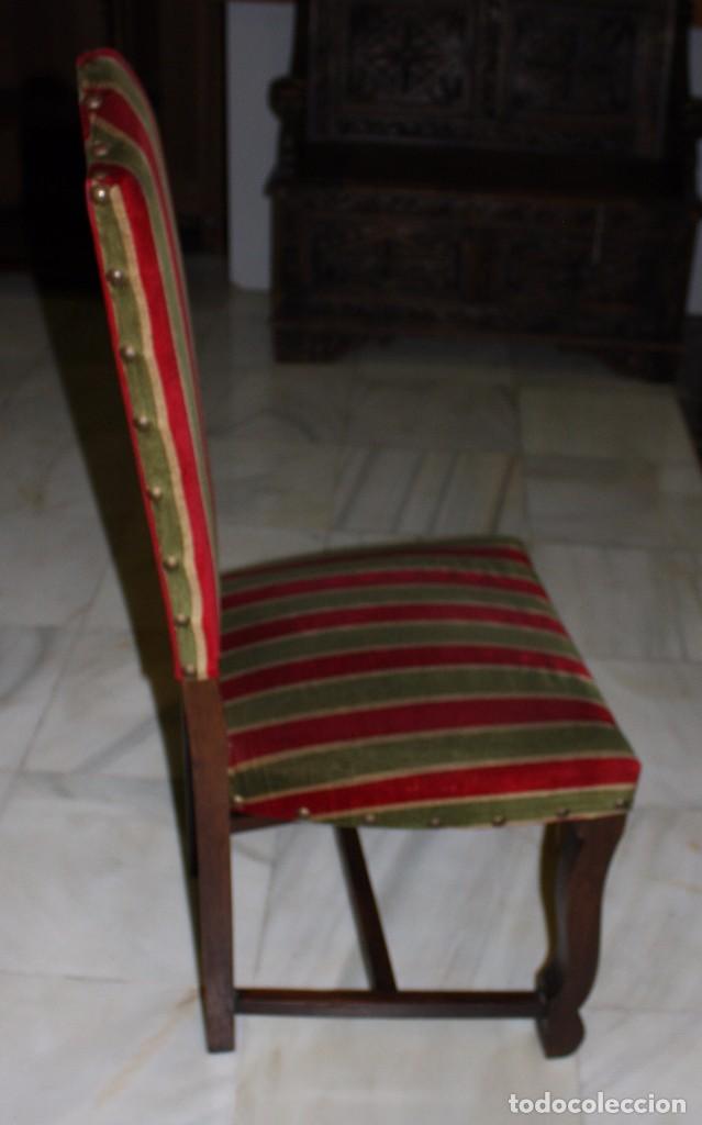 Antig&uuml;edades: 6 SILLAS DE ESTILO ESPA&Ntilde;OL.REF.6124 - Foto 6