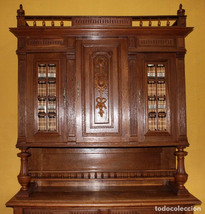Antig&uuml;edades: BUFET/ ALACENA ISABELINO.REF 6125 - Foto 4
