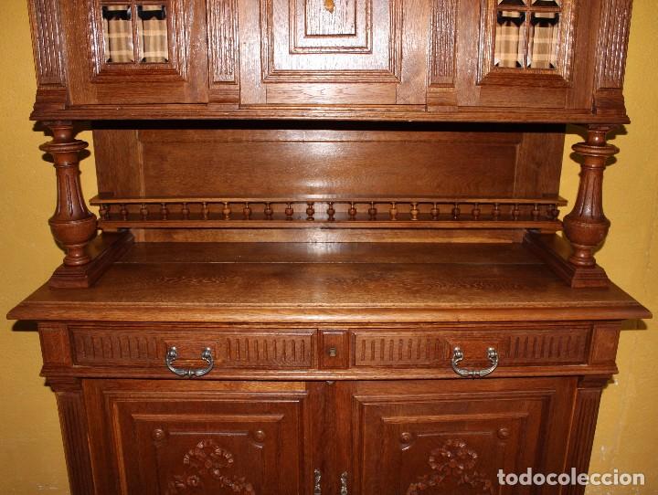 Antig&uuml;edades: BUFET/ ALACENA ISABELINO.REF 6125 - Foto 9