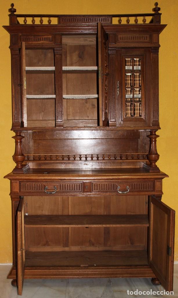 Antig&uuml;edades: BUFET/ ALACENA ISABELINO.REF 6125 - Foto 13