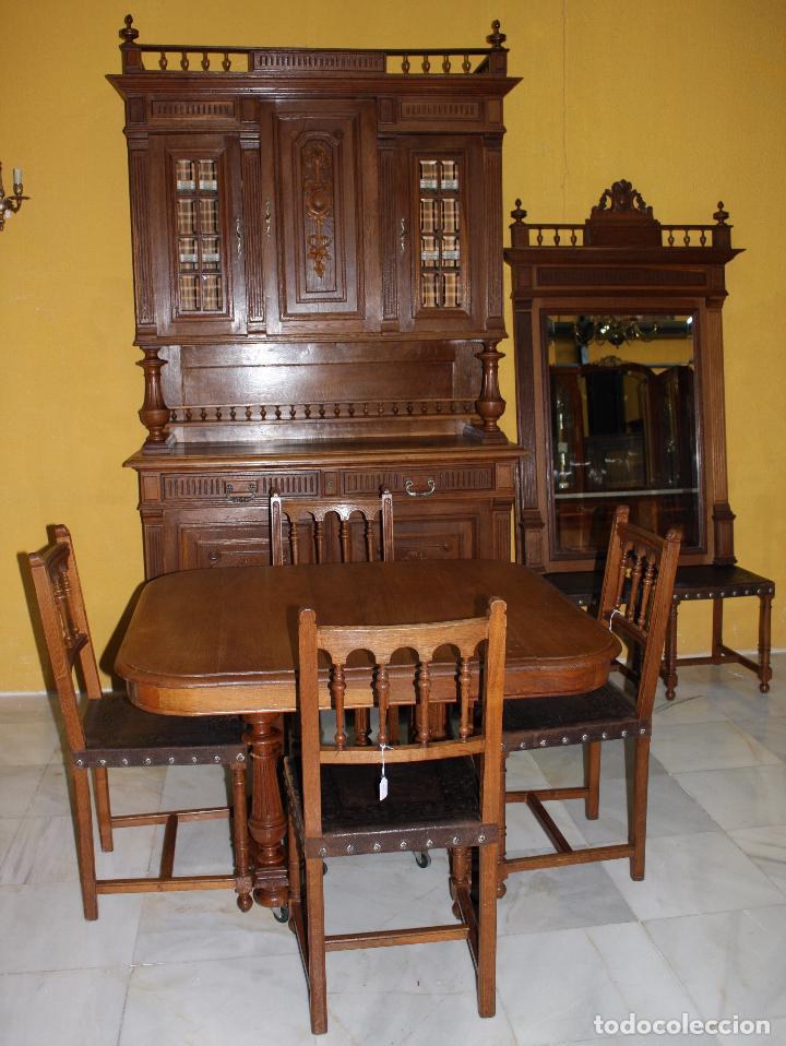 Antig&uuml;edades: BUFET/ ALACENA ISABELINO.REF 6125 - Foto 16