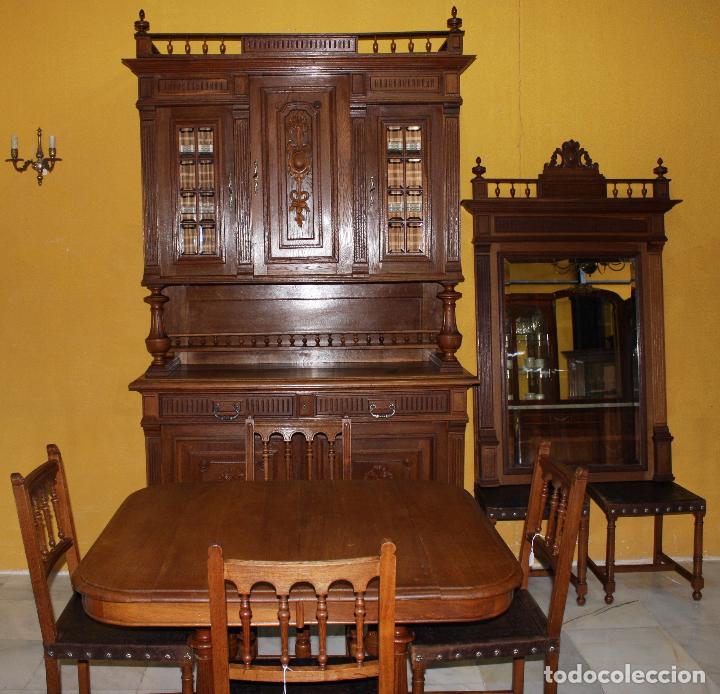 Antig&uuml;edades: BUFET/ ALACENA ISABELINO.REF 6125 - Foto 17