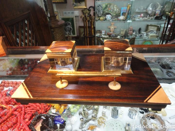 Antig&uuml;edades: TINTERO DE SOBREMESA - Foto 1