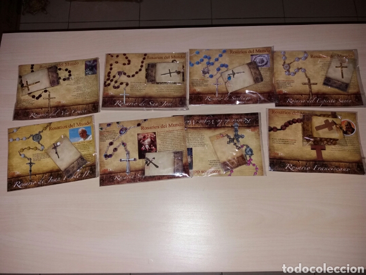 Antig&uuml;edades: Lote de ROSARIOS DEL MUNDO - Foto 1