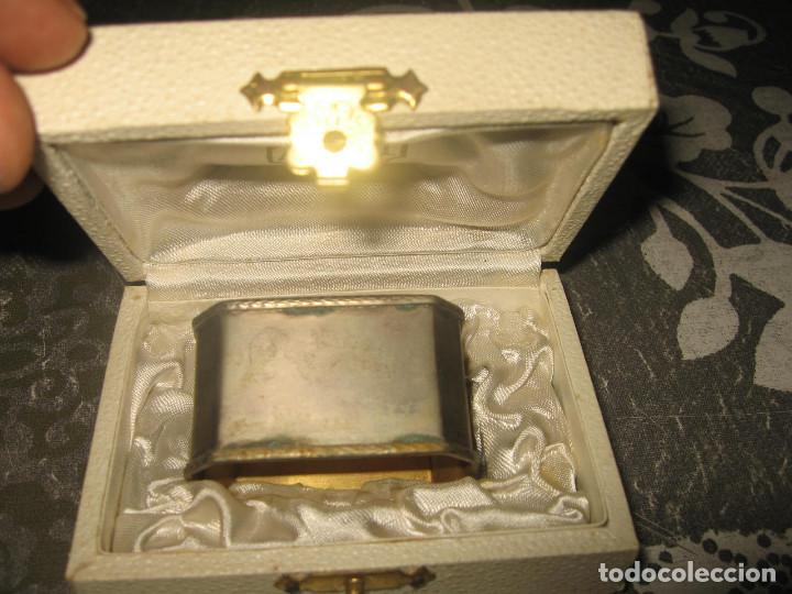 Antig&uuml;edades: SERVILLETERO PLATA GRABADO 14,8 gr - Foto 1