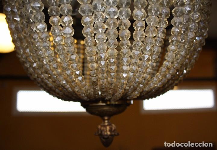 Antig&uuml;edades: LAMPARA, CRISTAL Y METAL. REF:6137 - Foto 4