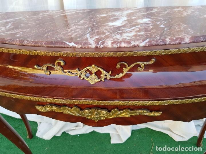 Antig&uuml;edades: CONSOLA ESTILO FRANCES CON MARMOL - Foto 11
